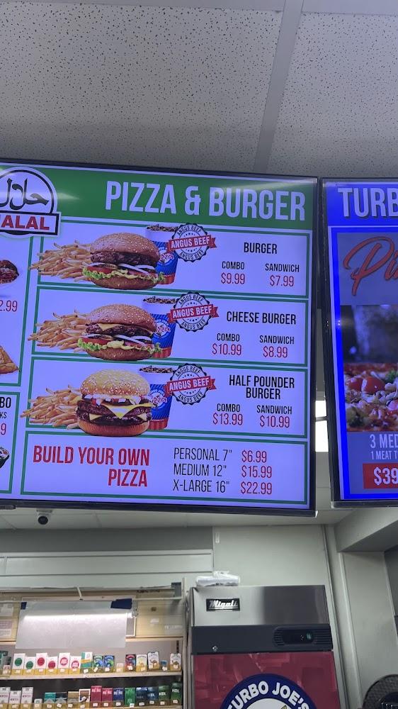 Turbo Joe's Halal Pizza & Burger Menu image 2